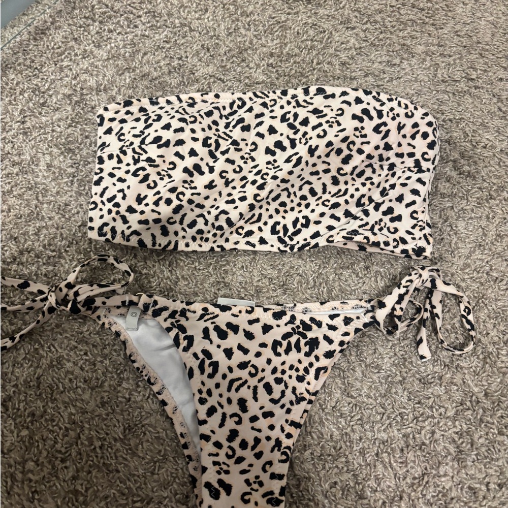 Leopard Print Bikini Set